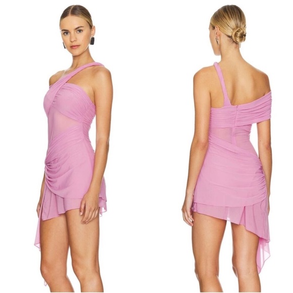 Ronny Kobo Izel Dress in Carnation - Picture 3 of 15